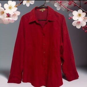 Notations Scarlet Red Top